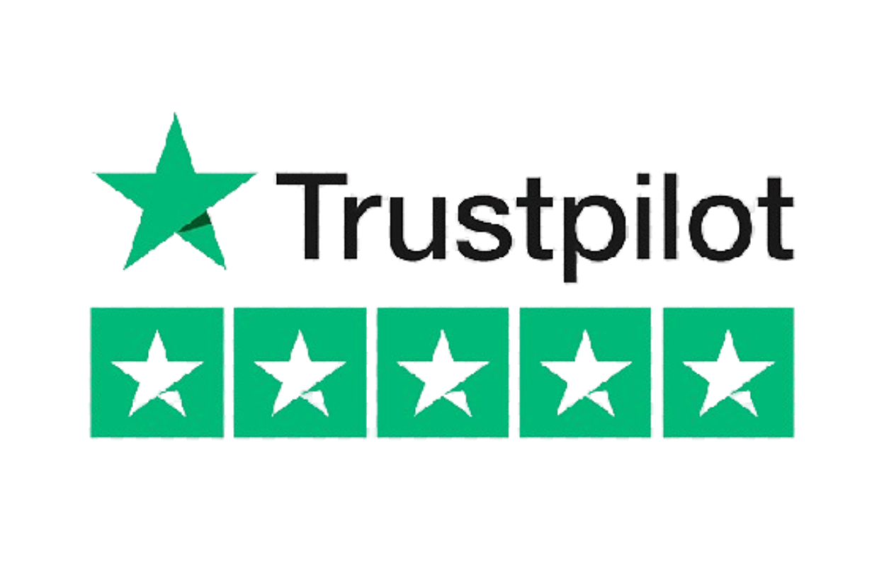 TrustPilot 5-star reviews